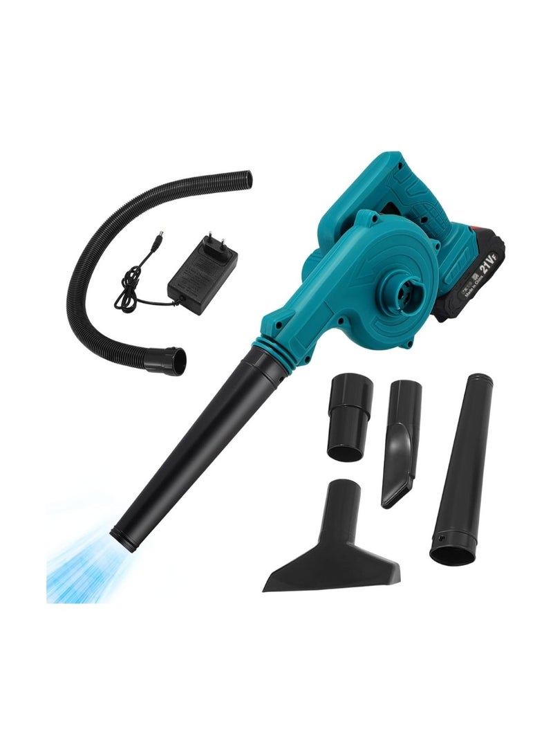 JSA 21V Cordless Air Blower – Dual Rechargeable Lithium Batteries – Multi-Speed Powerful Air Flow for Dust Cleaning, Tools, and Car Maintenance - Image 1