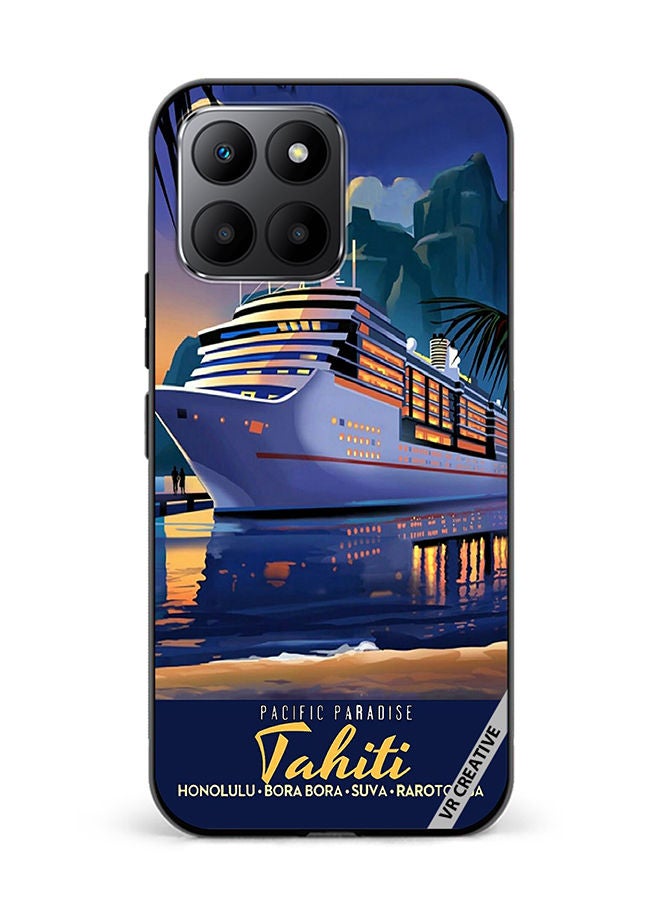 VR CREATIVE Protective Case Cover For Honor 70 Lite Pacific Paradise Design Multicolour - Image 1