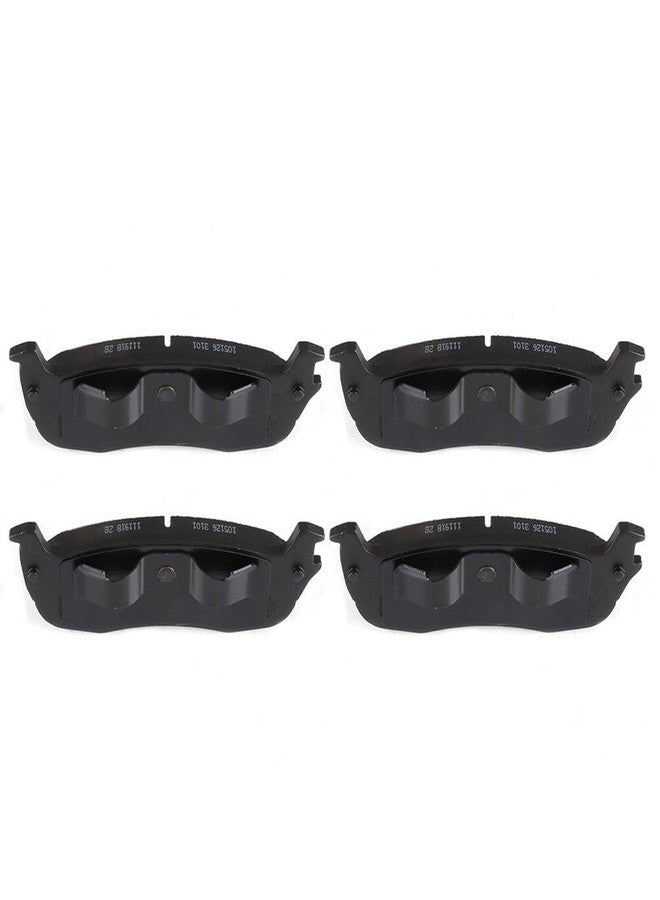 ECCPP D879-7584 4pcs Rear Semi Metallic Disc Brake Pad Set - Fit For Ford Expedition 1997-2002, F-150 1999-2003, F-250 1998-1999 - Image 1