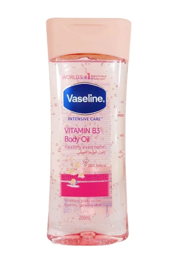 Vaseline زيت الجسم فازلين فيتامين ب3 200 مل