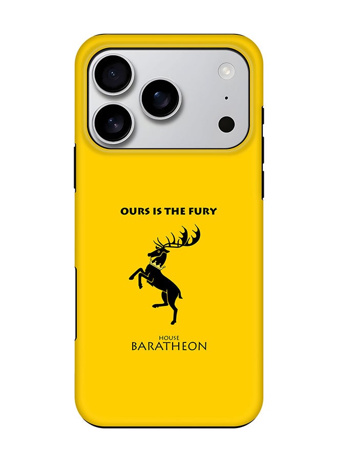Stylizedd Tough Pro Magnetic Case for iPhone 17 Pro, Dual Layer hybrid PC + TPU Mobile Cover Matte - GOT House Baratheon