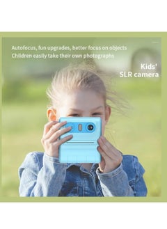 DIGI CORE Digital Camera For Kids 46MP Kids Camera With 32GB SD Card Full HD 1080P Cameras Mini Kids Camera With Instant Print Thermal Printer With 3 Thermal Rolls 2.4Inch Eye Protect Screen With Speaker Blue  - Image 4