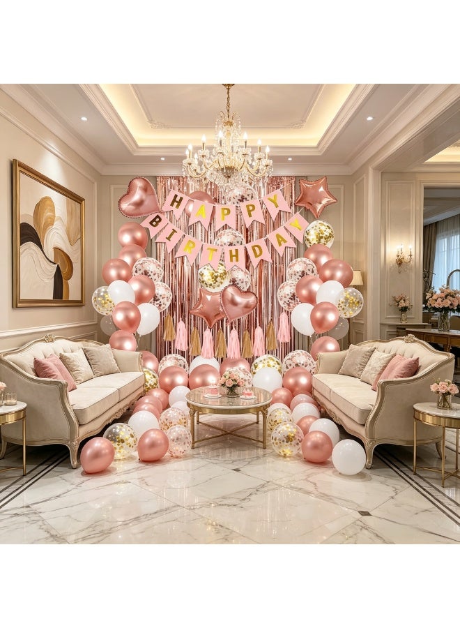 43 PCS ديكور حزب عيد ميلاد سعيد بالونات الإمدادات عالية الجودة رقائق حزب عيد ميلاد ديكور بالون مجموعة - Image 4