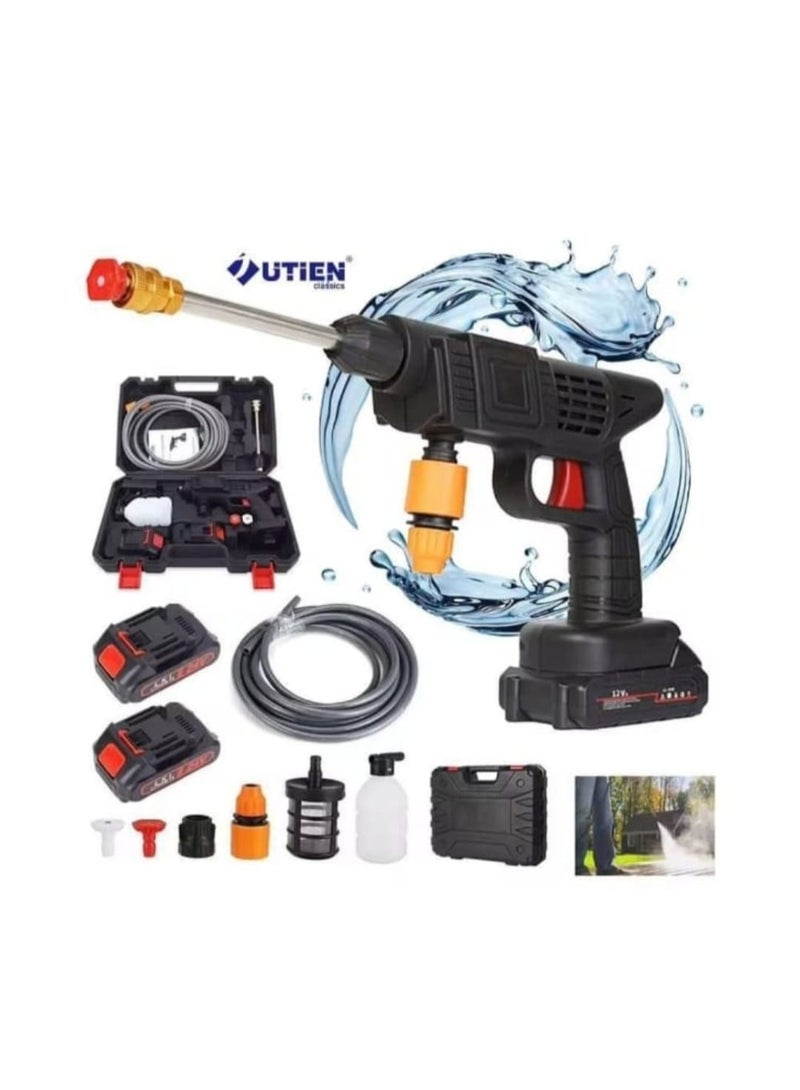Washing gun with 2 batteries and charger
