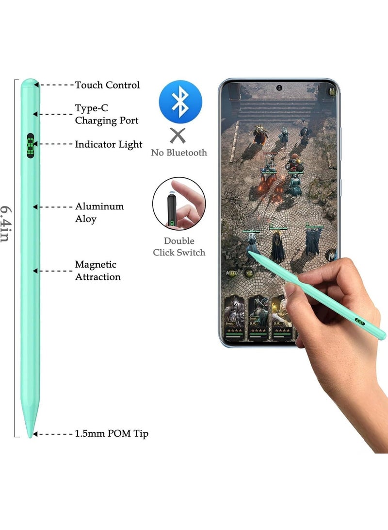 High-precision universal stylus - Sensitive touchscreen stylus for smartphones and tablets - Professional digital pen compatible with iOS, Android, and Windows touch devices - Image 3