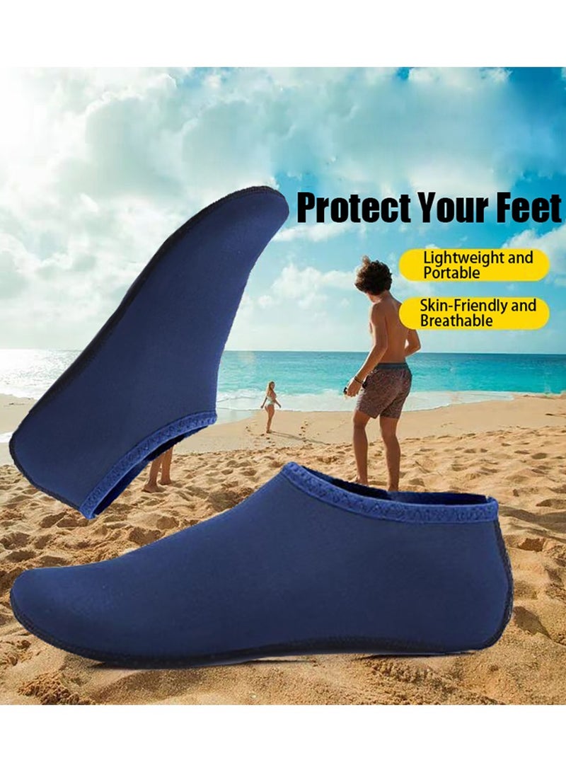TAPIT Water Shoes Womens Mens Beach Shoes Quick-Dry Barefoot Aqua Shoes Socks Snorkeling Shoes Water Socks for Outdoor Beach Swim Surf Walking Yoga (B) - Image 1