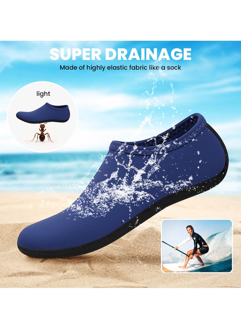 TAPIT Water Shoes Womens Mens Beach Shoes Quick-Dry Barefoot Aqua Shoes Socks Snorkeling Shoes Water Socks for Outdoor Beach Swim Surf Walking Yoga (B) - Image 2
