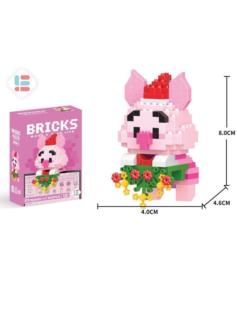 Bricks Micro-particle building blocks, children's toys, puzzles, assembling cartoon series, nano blocks - Image 2