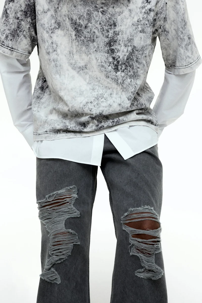 اتش اند ام جينز بقصة واسعة