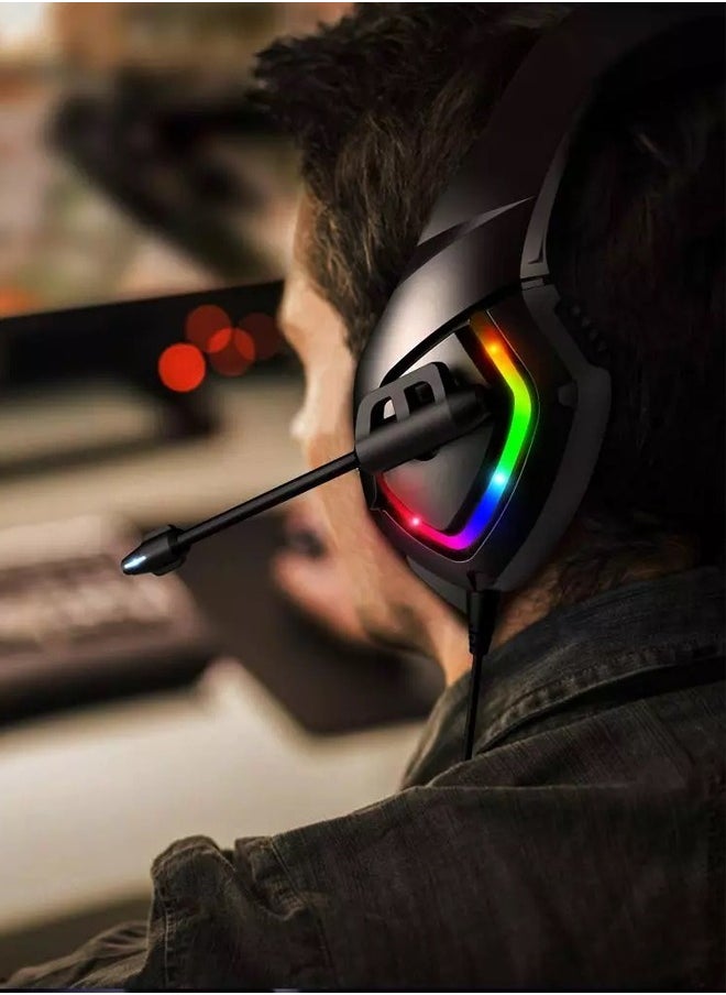 onikuma K1B Gaming Wired Headset With Microphone For PS4/PS5/XOne/XSeries/NSwitch/PC  - Image 3
