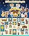 HARDWIND 25pcs Nativity Set for Kids Christmas Story Playset Figurine Little Nativity Toddler Toy Nativity Scene Set for Children Ages 1 2 3 4 5 6 - Image 4