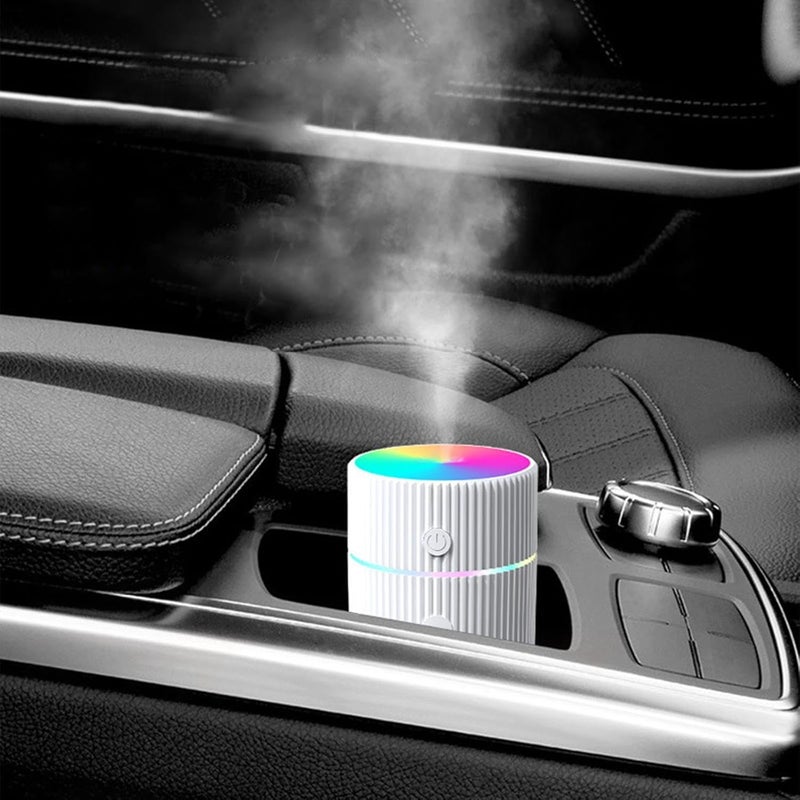 windforgecraft Car Humidifier - Colorful USB Rechargeable Car Diffuser Humidifier | Portable Diffuser for Essential Oils, Aromatherapy Oil Diffuser, 2 Mist Modes 220ml Mist Humidifiers for Car Home Borato - Image 3