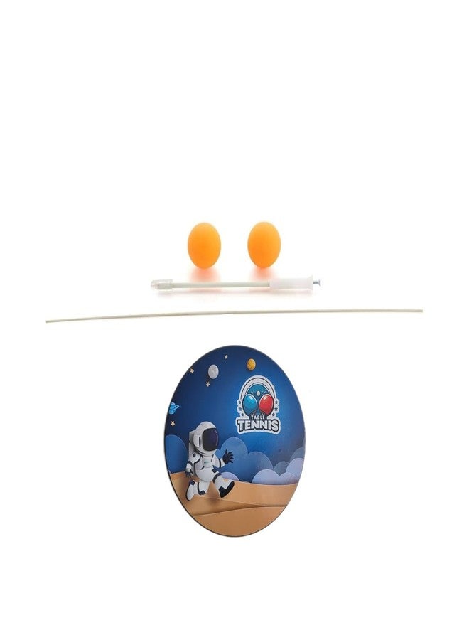 BELOXY Table Tennis Trainer Toys for Kids & Adults | Rebound Rackets and Balls Base Training Practice Set | Outdoor Indoor Games for Boys & Girls (Blue) - Image 4