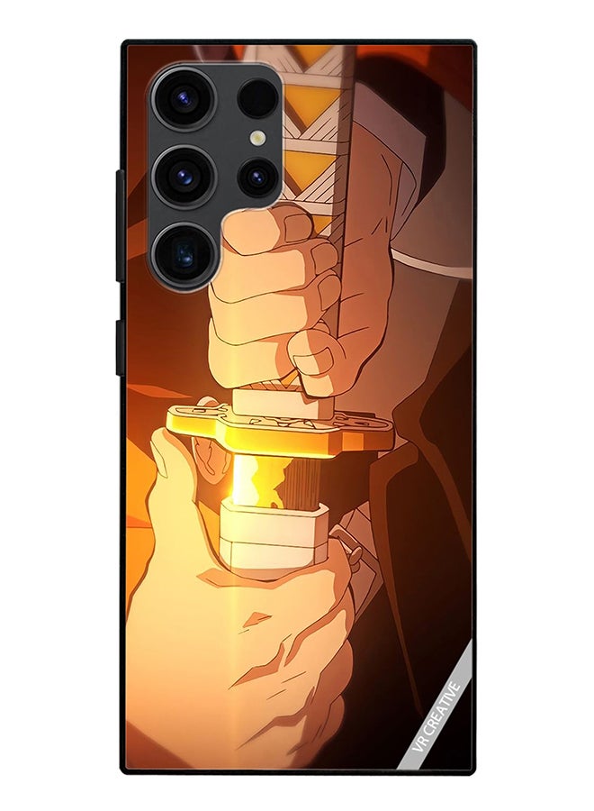 VR CREATIVE Protective Case Cover For Samsung Galaxy S24 Ultra Sword Design Multicolour - Image 1