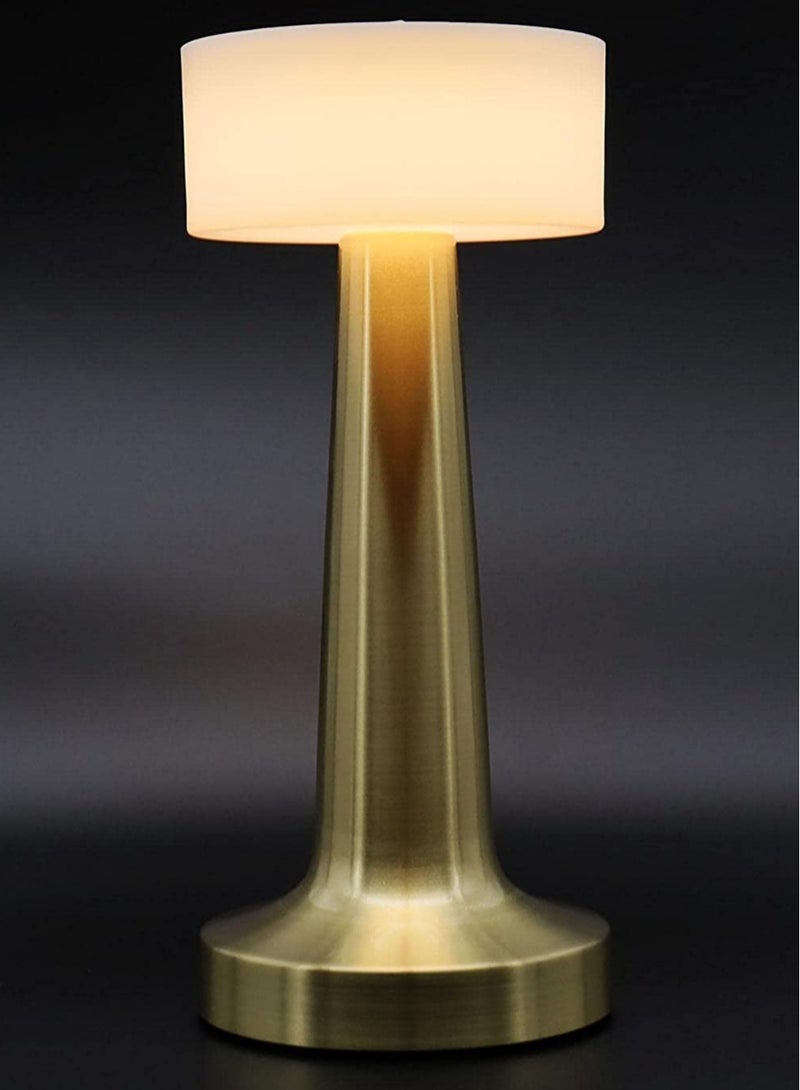 Portable Cordless Bar Table Lamps,3W LED Bulb 3000K Warm Color,Rechargeable and Dimmable Reading Light of Touch Sensor,for Bedside Tables,Coffee Tables,Hotels and Restaurants - Image 3