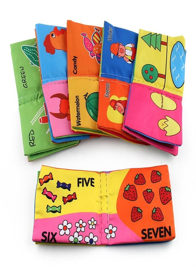 Cloth book three-dimensional early education 6 gift box sets baby palm book baby toys - Image 5