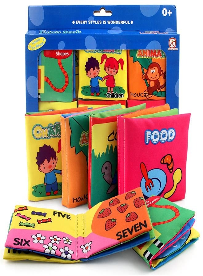 Cloth book three-dimensional early education 6 gift box sets baby palm book baby toys - Image 4