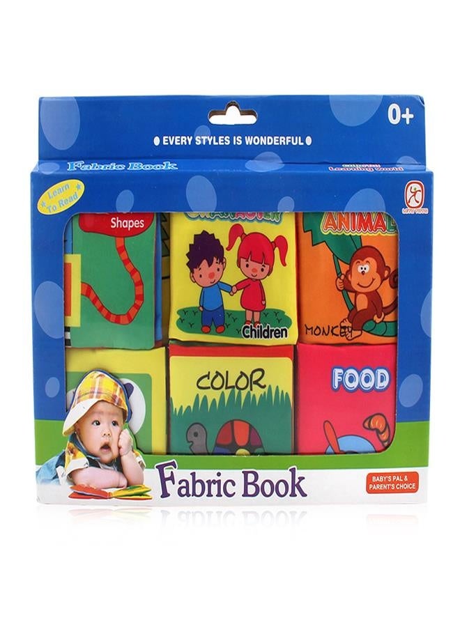 Cloth book three-dimensional early education 6 gift box sets baby palm book baby toys - Image 3
