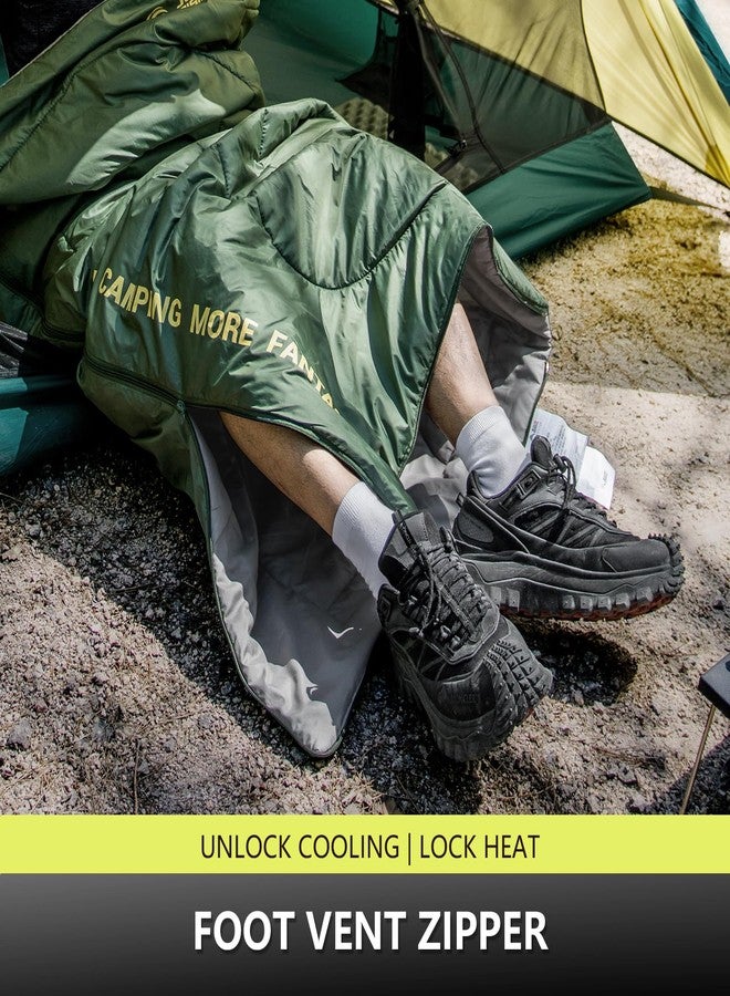 BISINNA Warm Weather Sleeping Bag Ultralight Portable Backpacking Lightweight Sleeping Bags for Adult Kids Outdoor Hiking Camping - Image 4