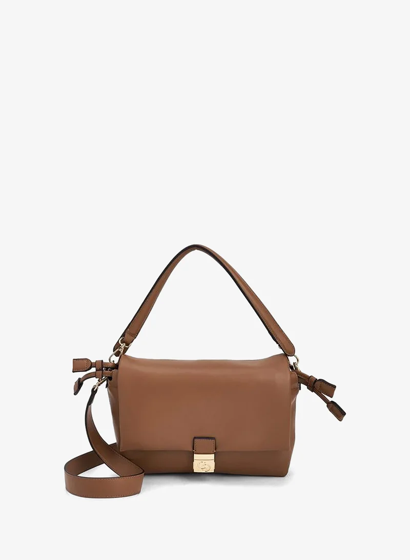 Celeste Solid Crossbody Bag with Detachable Strap
