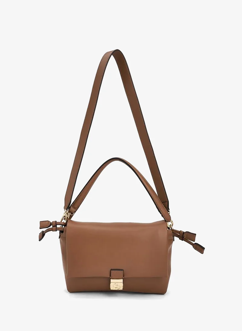 Celeste Solid Crossbody Bag with Detachable Strap