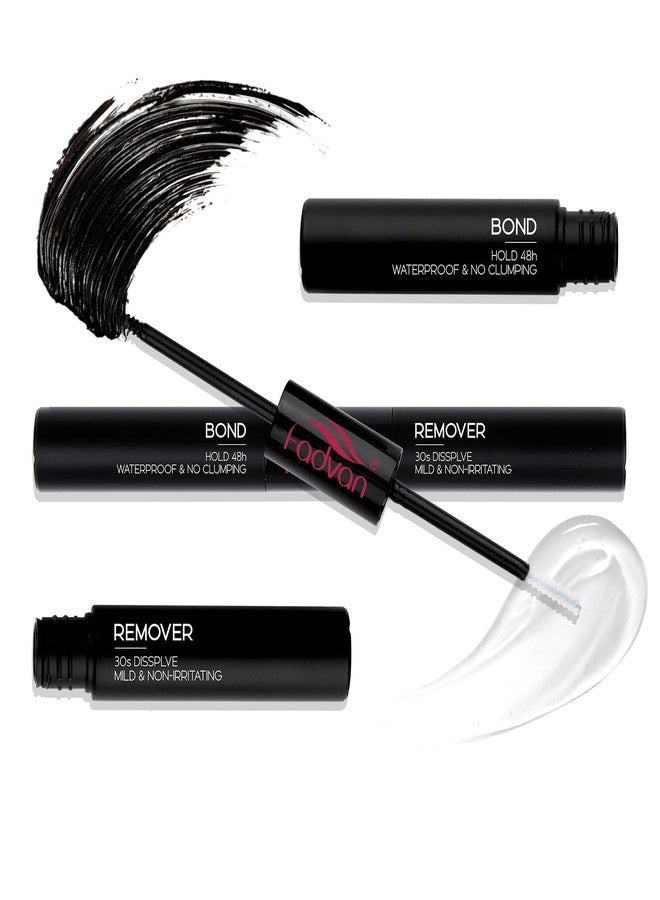 FADVAN 2 in 1 Lash Glue & Remover, Waterproof Mascara Adhesive with Strong 48 Hour Hold, Fast Removal with No Residue - Image 1
