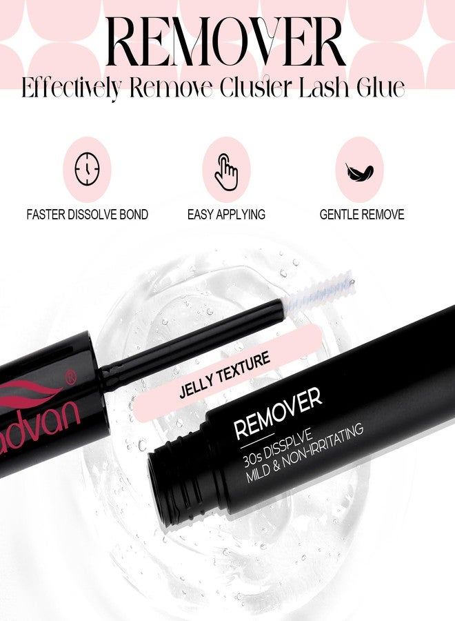 FADVAN 2 in 1 Lash Glue & Remover, Waterproof Mascara Adhesive with Strong 48 Hour Hold, Fast Removal with No Residue - Image 4