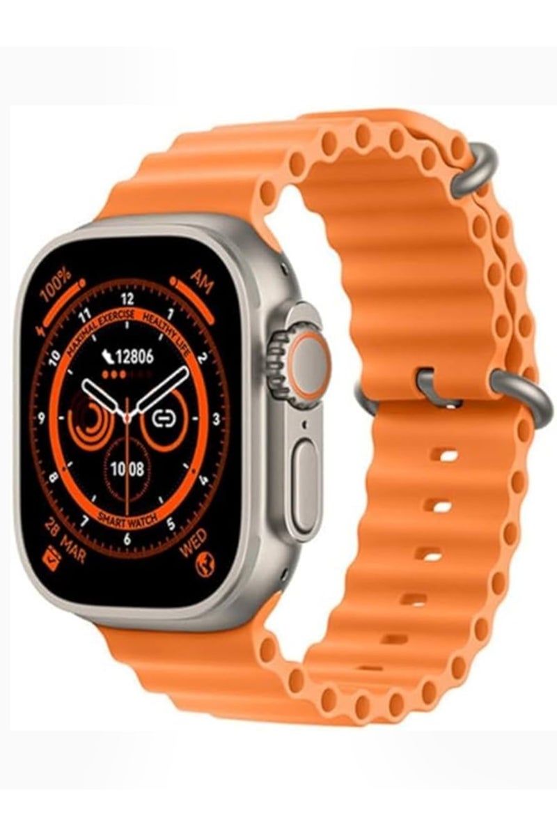 Macon HM21-Ultra2 Smart Watch with Wireless Charging – Fitness Tracker, Bluetooth, Waterproof - Image 1