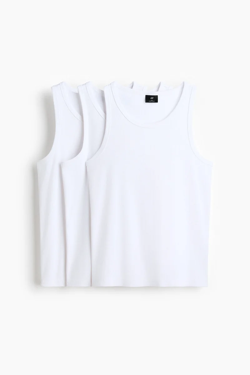 Slim Fit Ribbed vest top