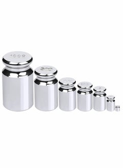 7 Pack Calibration Weights, Scale Weight Set 1g 2g 5g 10g 20g 50g 100g, Carbon Steel Small Weight, Weights for Digital Scale, Gram Balance, Jewelry