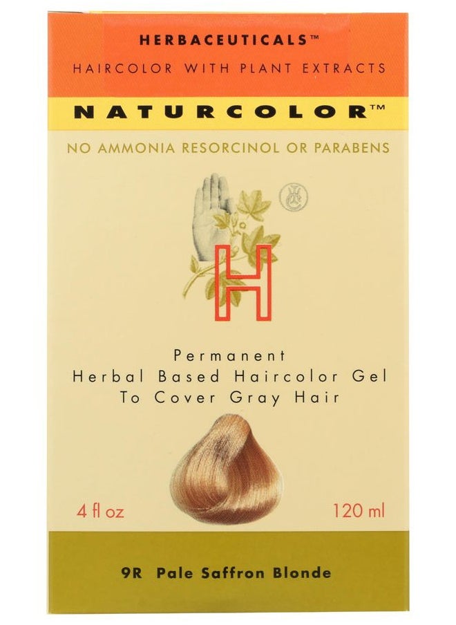 Naturcolor Haircolor - Pale Saffron Blonde Hair Dye, 4 Fl Oz (9R)  - Image 1