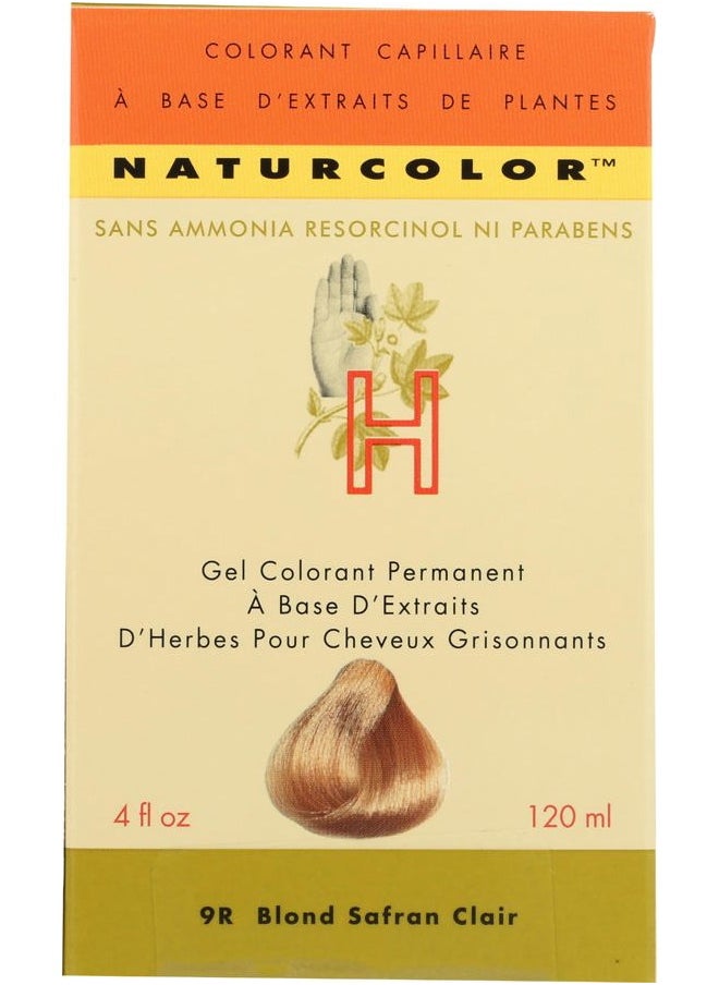 Naturcolor Haircolor - Pale Saffron Blonde Hair Dye, 4 Fl Oz (9R)  - Image 2
