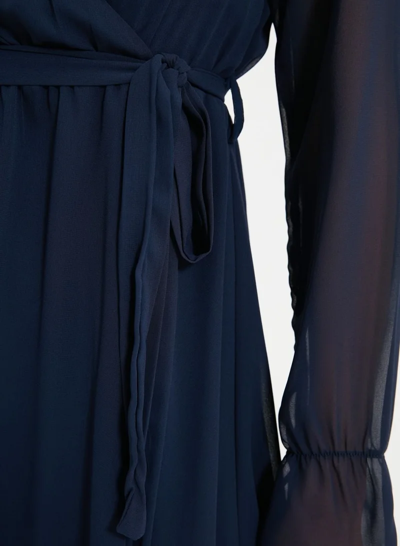 trendyol Sheer Sleeve Dress