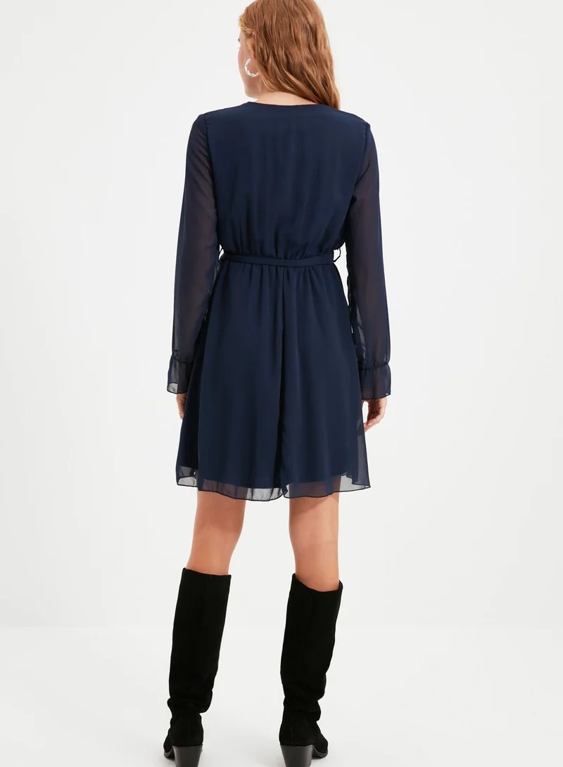 trendyol Sheer Sleeve Dress