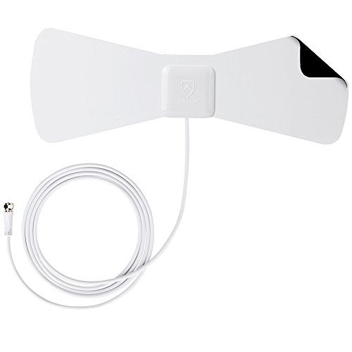 ANTOP 30 Miles Digital TV Antenna Indoor Directional UHF VHF Reception and 10 Feet High Performance Coax Cable - Image 2