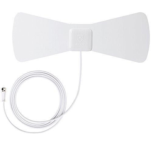 ANTOP 30 Miles Digital TV Antenna Indoor Directional UHF VHF Reception and 10 Feet High Performance Coax Cable - Image 1