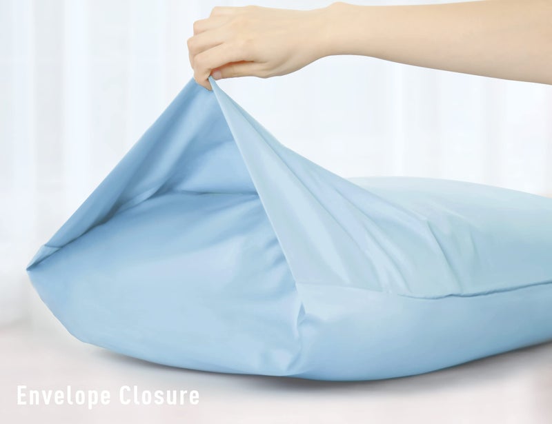 Sunflower Body Pillowcase 100% Cotton Long Pillow Cover/Case Envelope Closure 1 Pack, 20Ã—54 inches Ash, Soft and Breathable - Image 4