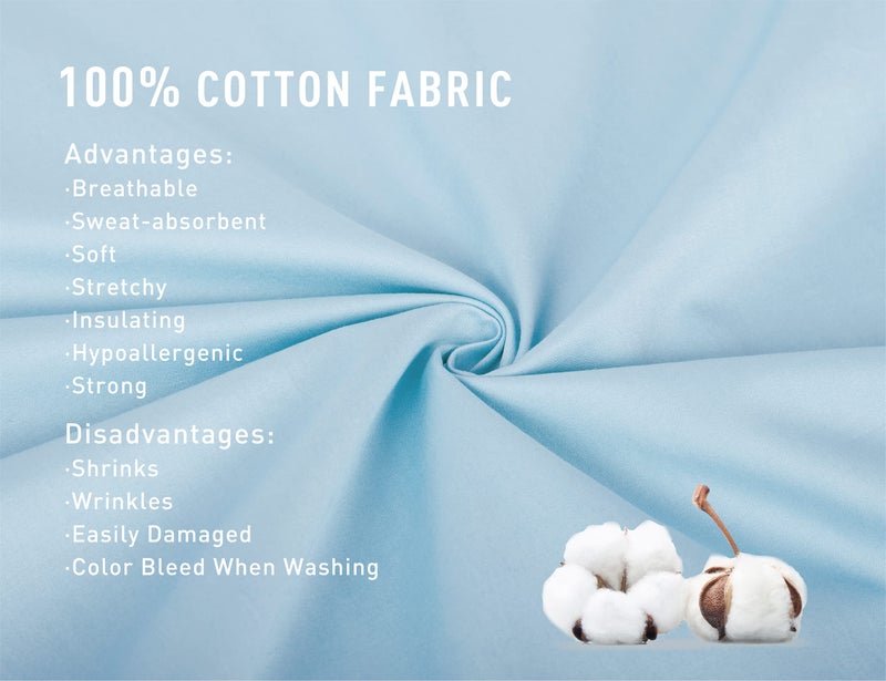 Sunflower Body Pillowcase 100% Cotton Long Pillow Cover/Case Envelope Closure 1 Pack, 20Ã—54 inches Ash, Soft and Breathable - Image 2