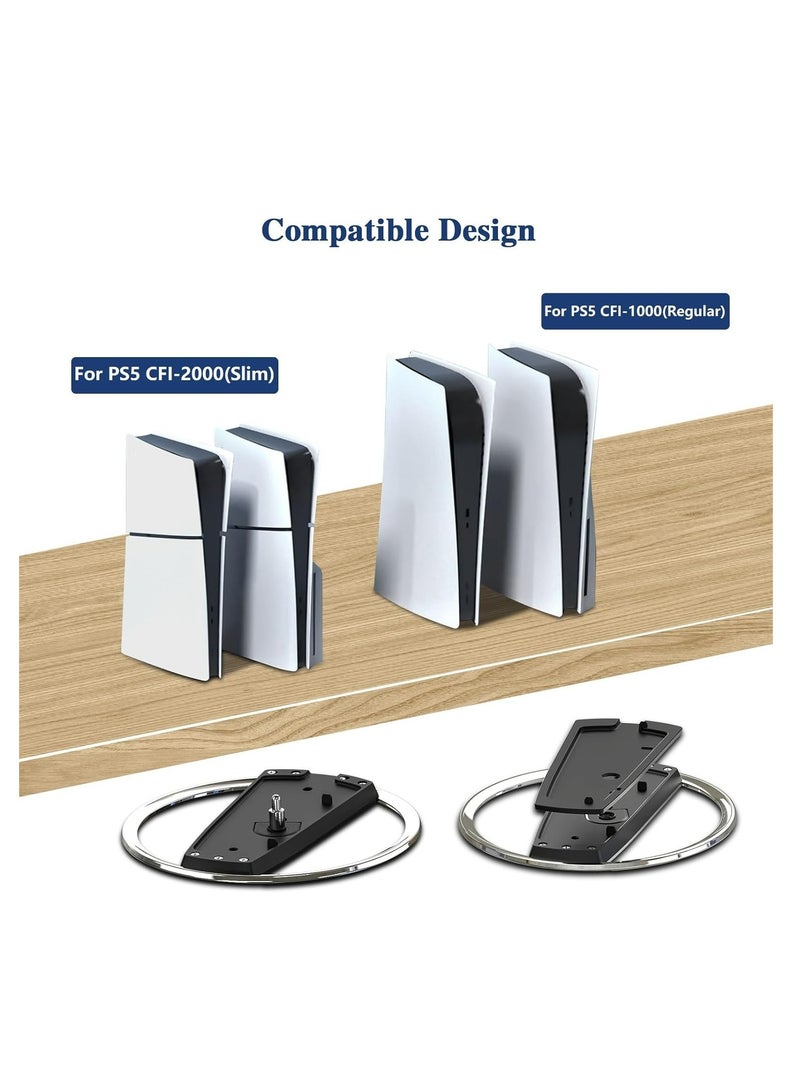 Loquat PS5 Slim Stand Vertical Stand for PS5 Consoles - Playstation 5 Slim Base Accessories - Image 2