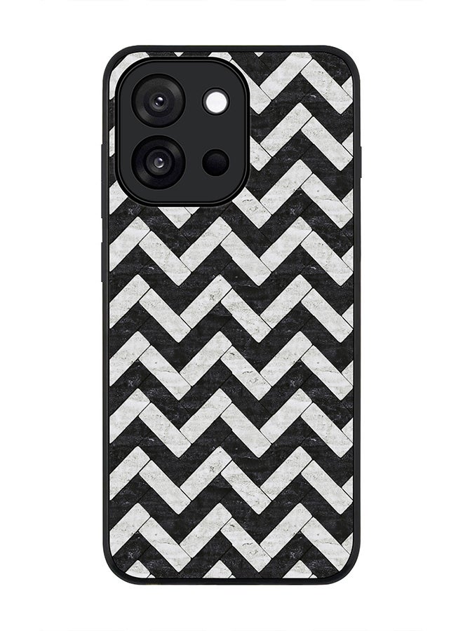 Stylizedd For OnePlus 13s / 13T Case,Slim fit Camera Protection, Shockproof Thin Phone cover  - Chevron Tiles