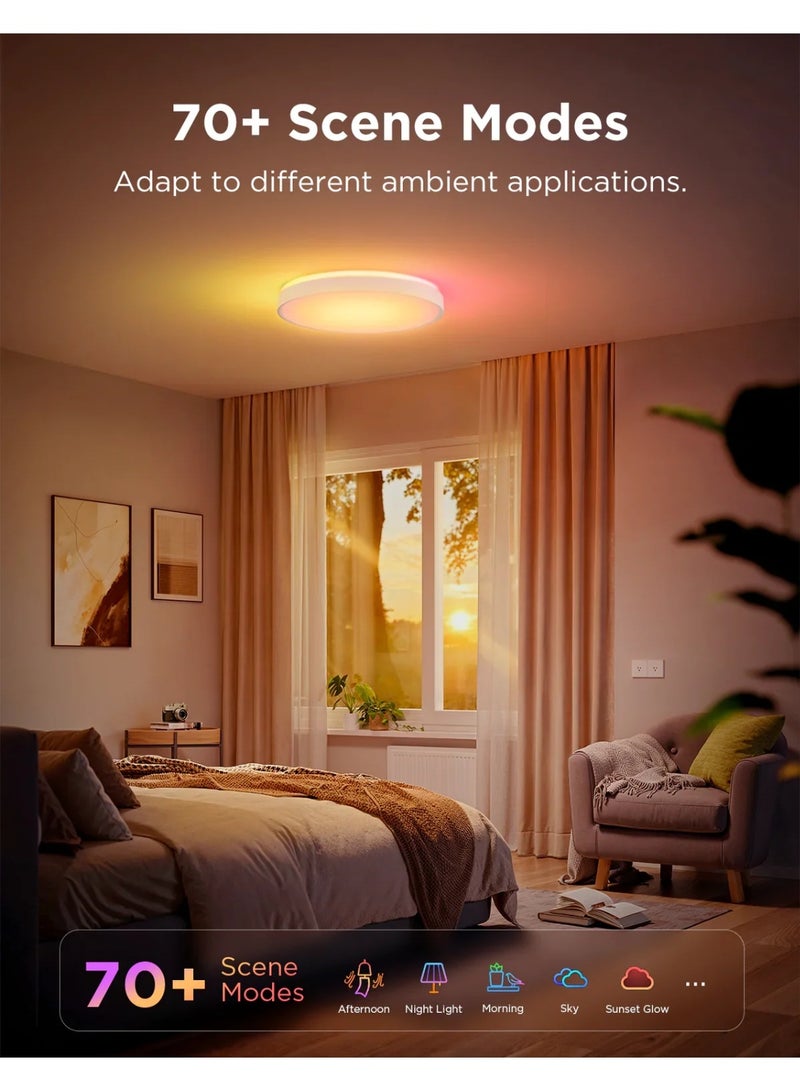 جوفي Govee 18-Inch RGBICWW Smart Ceiling Light Pro - Image 4