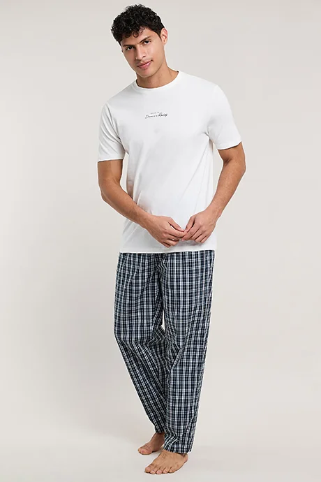 أر أند بي Checked Pyjama Set