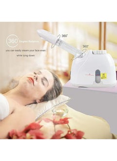 Hihonor Face Steamer with 360° Rotatable Sprayer,Hot Mist Humidifier Steamer,Portable Facial Steamer for Personal Care,Use at Home or Salon  - Image 5