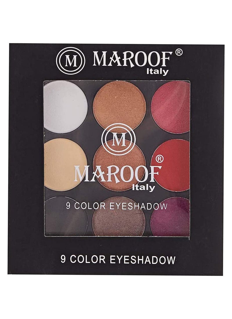 MAROOF 9 Color Eyeshadow 7.2g - Image 2