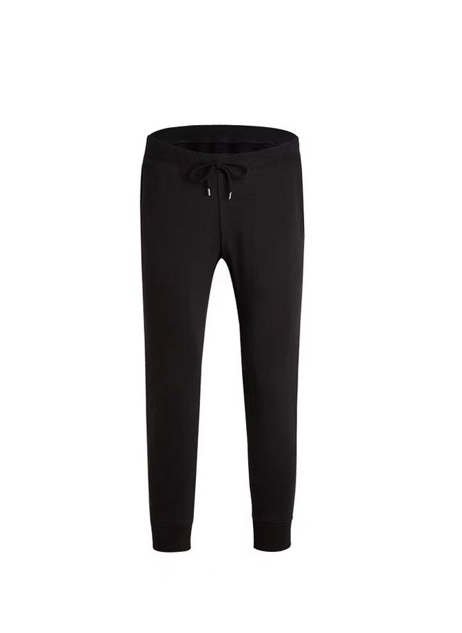 Loquat New Men's Trousers Solid Color Thick Casual Sweatpants 