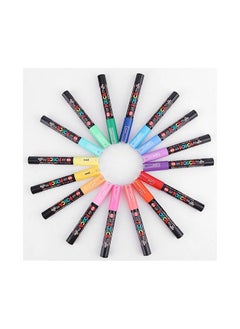 POSCA Acrylic Paint Marker Soft Colors Set 8PCS Bullet Shaped size 0.7mm  - Image 3