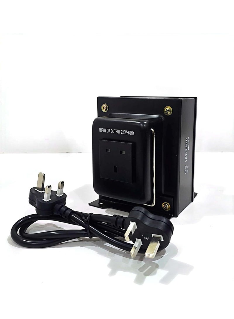 اس اي محول تلقائي 220فولت/110فولت والعكس 110فولت/220فولت - 1500واط تحقق من كيفية استخدامه بأمان على العلبة - صنع في تايوان - Image 2