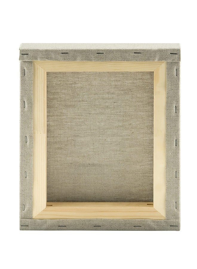 Senso Clear Primed Linen Stretched Canvas - Multi-Media Stretched Canvas for Oils, Acrylics, Pastels, & More! - 20x20 - Image 4