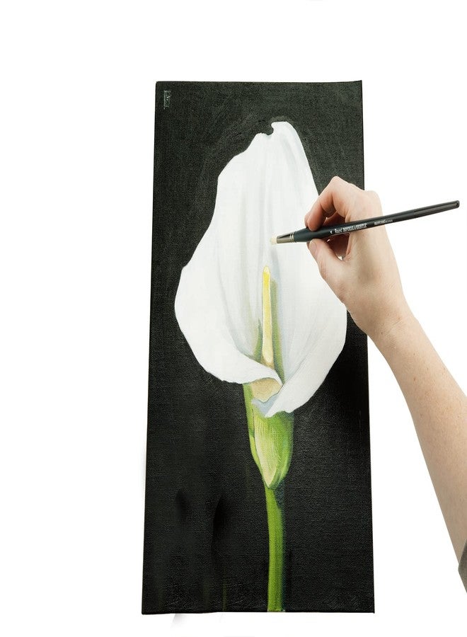Senso Clear Primed Linen Stretched Canvas - Multi-Media Stretched Canvas for Oils, Acrylics, Pastels, & More! - 20x20 - Image 5