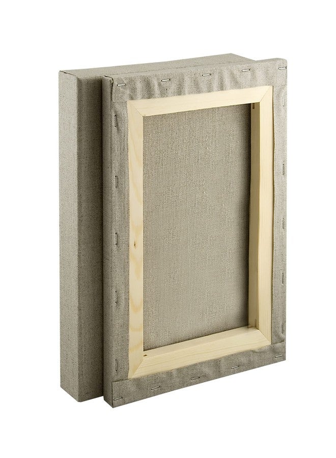 Senso Clear Primed Linen Stretched Canvas - Multi-Media Stretched Canvas for Oils, Acrylics, Pastels, & More! - 20x20 - Image 3